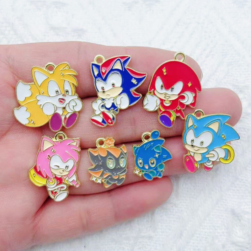 Jewelry Making Jewelry - 10 ชิ้น อุปกรณ์ตกแต่งเครื่องประดับรูปกระต่ายสไตล์ยุโรปและอเมริกา DIY จี้โลหะผสมเคลือบน้ำมันสำหรับทำพวงกุญแจ