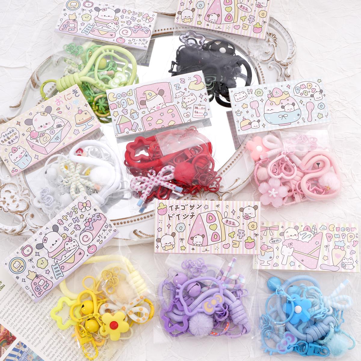 Jewelry Making Kit For Beginners - ชุดอุปกรณ์ทำจี้ประดับลูกปัดเพอร์เลอร์แบบใหม่ 10 ชิ้น/ชุด สำหรับทำพวงกุญแจ DIY ทำเครื่องประดับทำมือ
