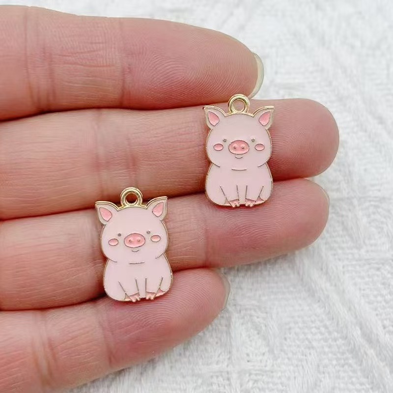 10 ชิ้น จี้พวงกุญแจการ์ตูนเพนก - Jewelry Making Jewelry บทวิจารณ์และราคา