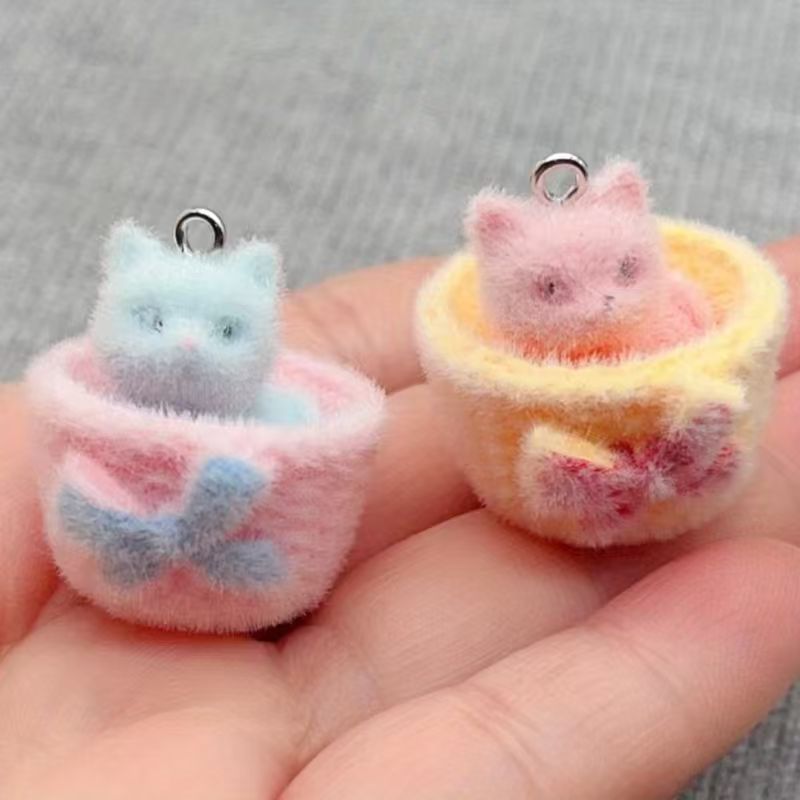 จี้แมวเรซิน 3D แบบนุ่ม 4 ชิ้น  - Jewelry Making Jewelry บทวิจารณ์และราคา