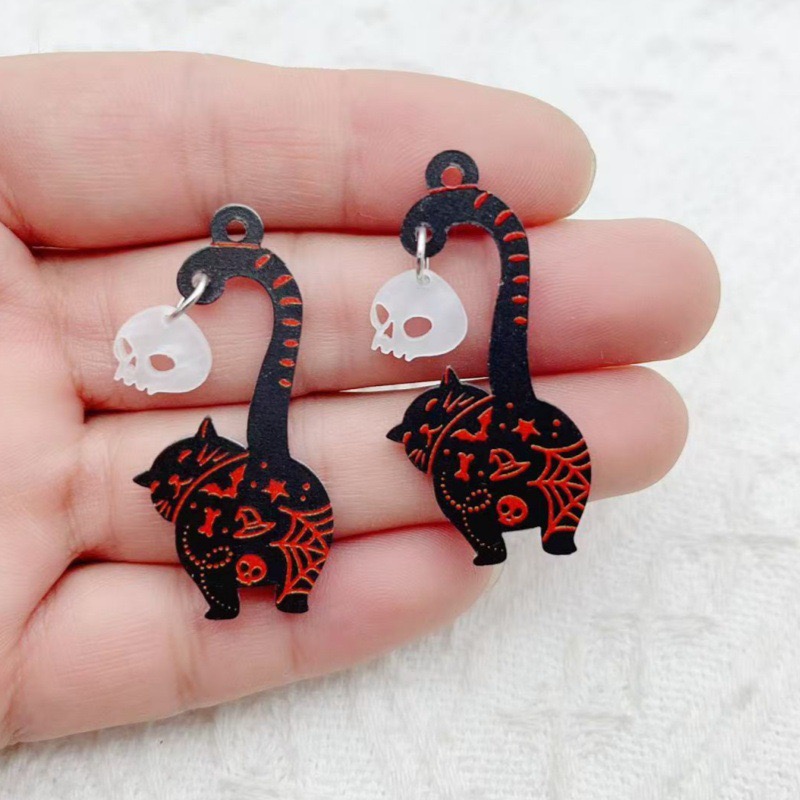 10 ชิ้น จี้อะคริลิคฮาโลวีน รูป - Jewelry Making Jewelry บทวิจารณ์และราคา