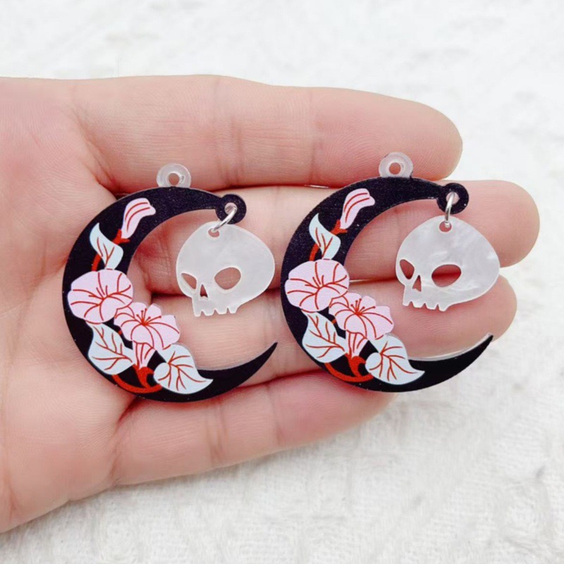 10 ชิ้น จี้อะคริลิคฮาโลวีน รูป - Jewelry Making Jewelry บทวิจารณ์และราคา