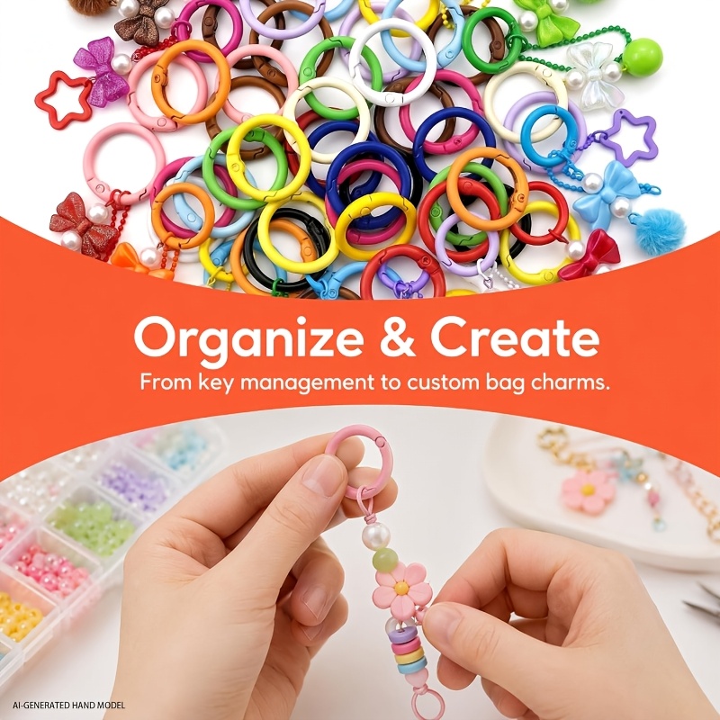 โอริงสปริงทรงกลมขนาด 25 มม. สี - Jewelry Making Kit For Beginners บทวิจารณ์และราคา