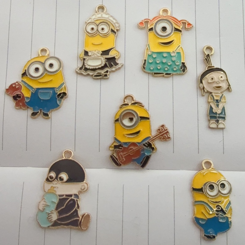 จี้การ์ตูนลายหยดน้ำมันอัลลอยด์ - Jewelry Making Jewelry บทวิจารณ์และราคา