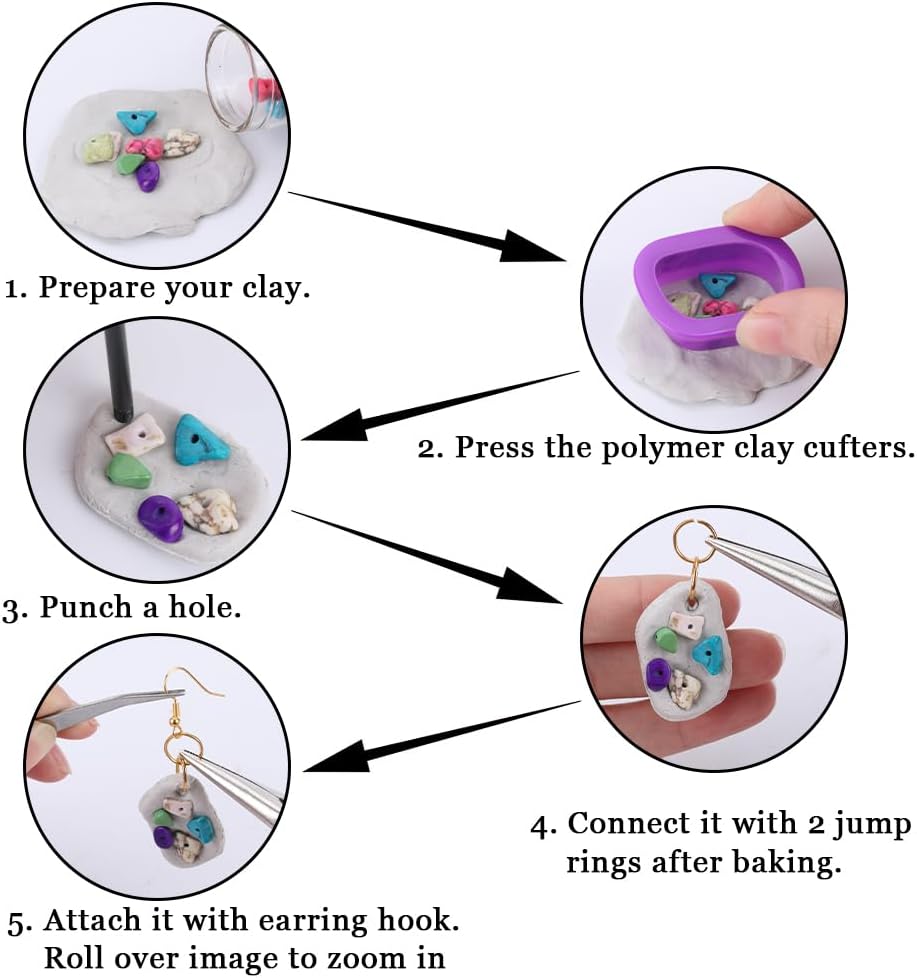 Polymer Clay ต่างหูทําชุดรวม 1 - Jewelry Making For Teens บทวิจารณ์และราคา