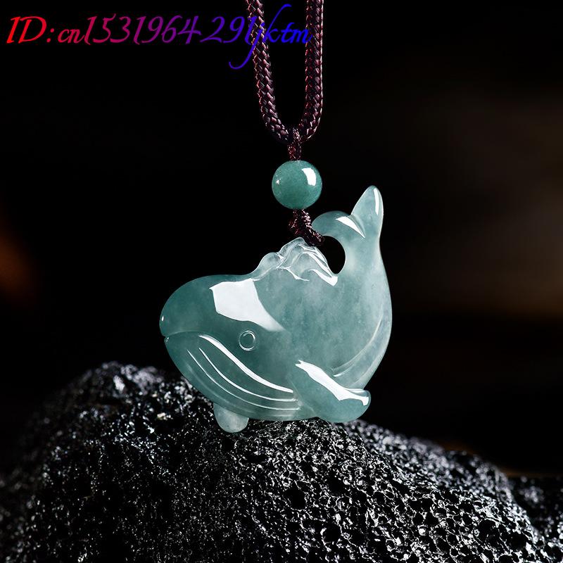 จี้สร้อยคอหยกพม่าแท้รูปปลาวาฬ  - Jewelry Making Jewelry บทวิจารณ์และราคา