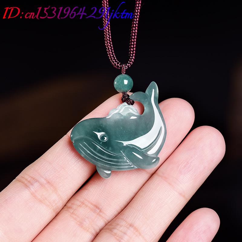 จี้สร้อยคอหยกพม่าแท้รูปปลาวาฬ  - Jewelry Making Jewelry บทวิจารณ์และราคา