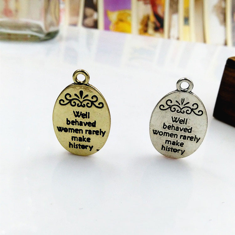 20ชิ้น/ล็อต16X21มม.Well Behave - Jewelry Making History บทวิจารณ์และราคา