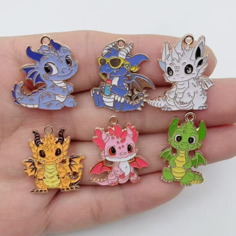 จี้ห้อยรูปมังกรน้อยแบบ DIY ลาย - Jewelry Making Jewelry บทวิจารณ์และราคา