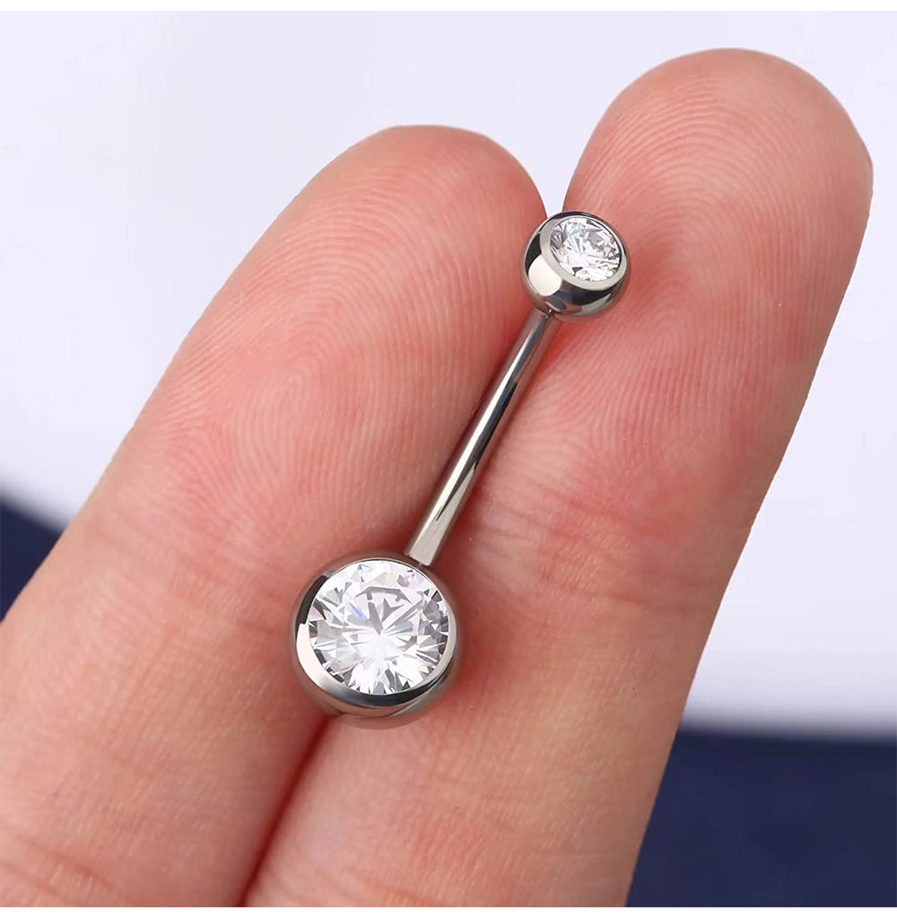 อัญมณีคู่แหวนสแตนเลสสตีลคริสตั - Jewelry Making Jewelry บทวิจารณ์และราคา