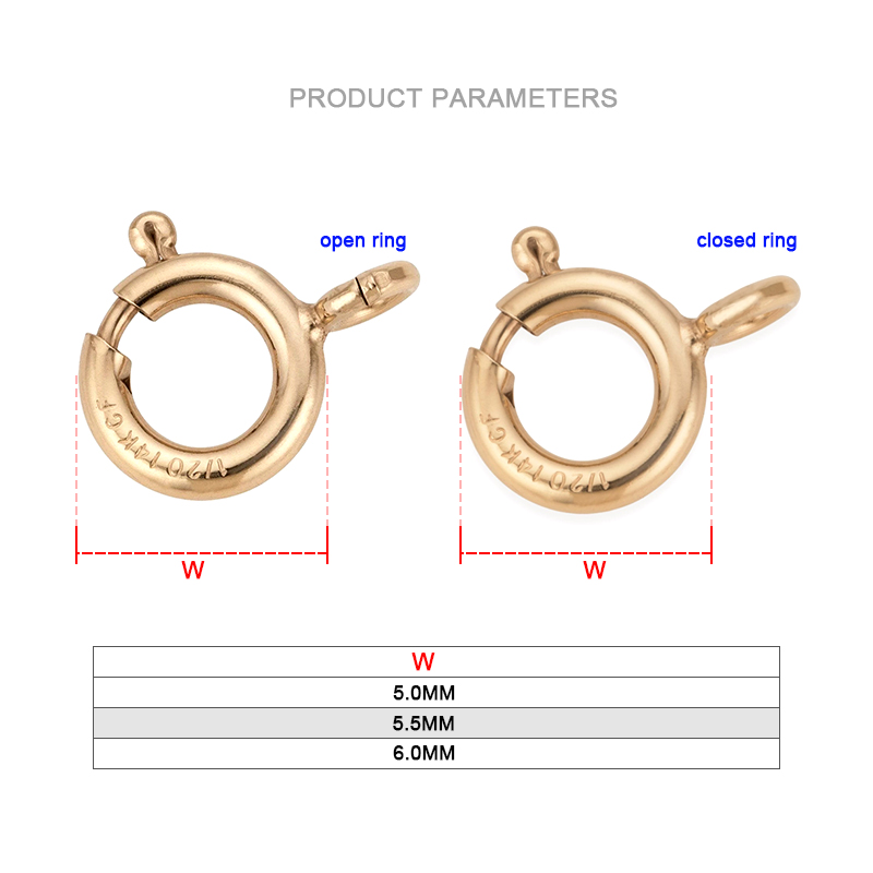 ตะขอเกี่ยวแบบสปริงเคลือบทอง 14 - Jewelry Making Kit For Beginners บทวิจารณ์และราคา
